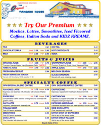 Menu Page 1